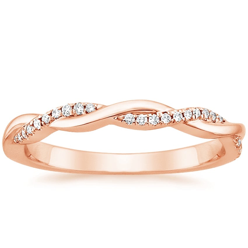 Petite Twisted Vine Lab Diamond Ring (1/8 ct. tw.)