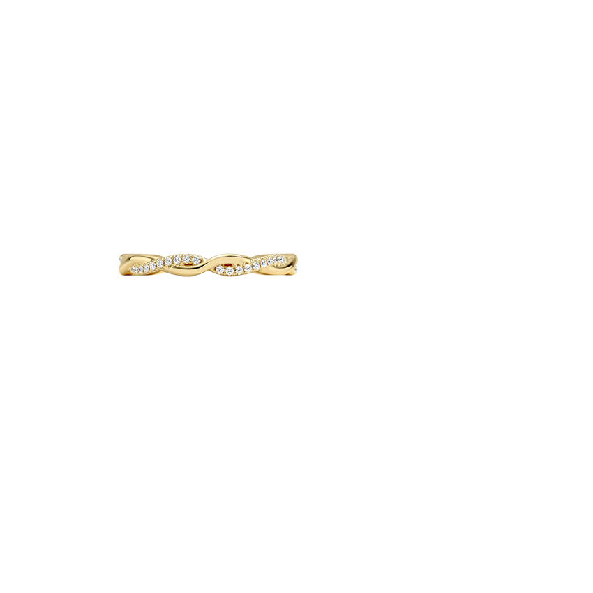 Petite Twisted Vine Lab Diamond Ring (1/8 ct. tw.)
