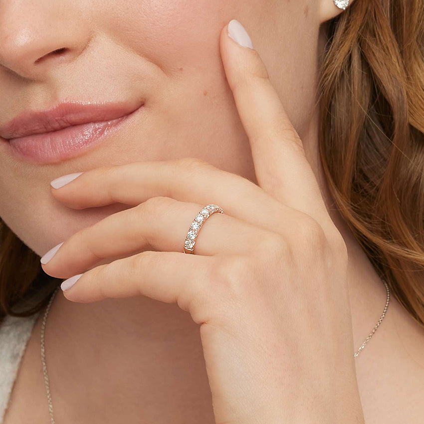 Ellora Half Coverage Diamond Ring (7/8 ct. tw.)