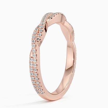 Petite Luxe Twisted Vine Lab Diamond Ring (1/4 ct. tw.)