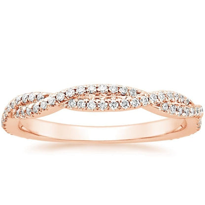 Petite Luxe Twisted Vine Lab Diamond Ring (1/4 ct. tw.)