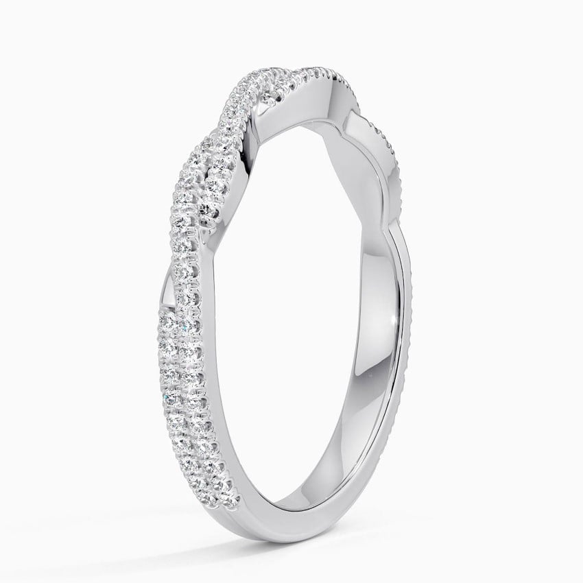 Petite Twisted Vine Lab Diamond Ring (1/8 ct. tw.)