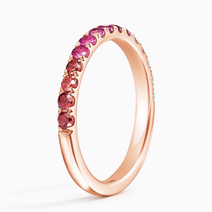 Burgundy Ombre Ring