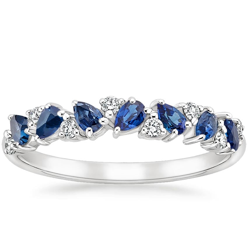 Olivetta Sapphire and Diamond Ring