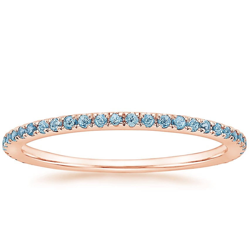 Luxe Ballad Swiss Blue Topaz Ring