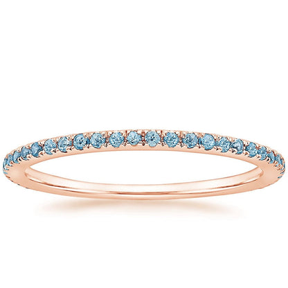 Luxe Ballad Swiss Blue Topaz Ring