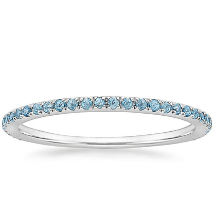 Luxe Ballad Swiss Blue Topaz Ring
