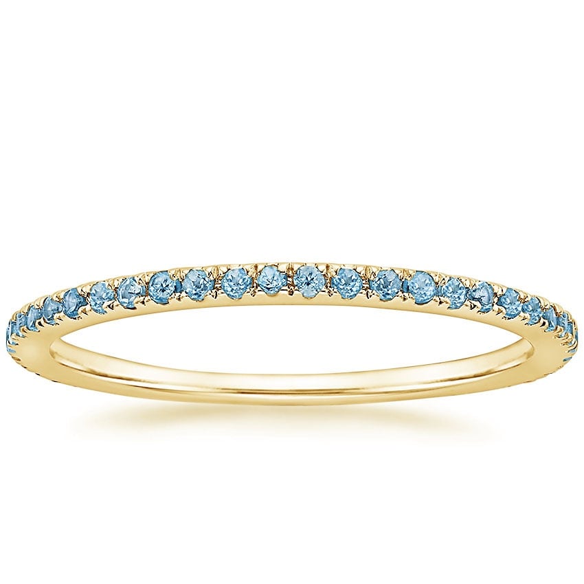 Luxe Ballad Swiss Blue Topaz Ring