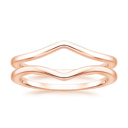 Chevron Nested Ring Stack