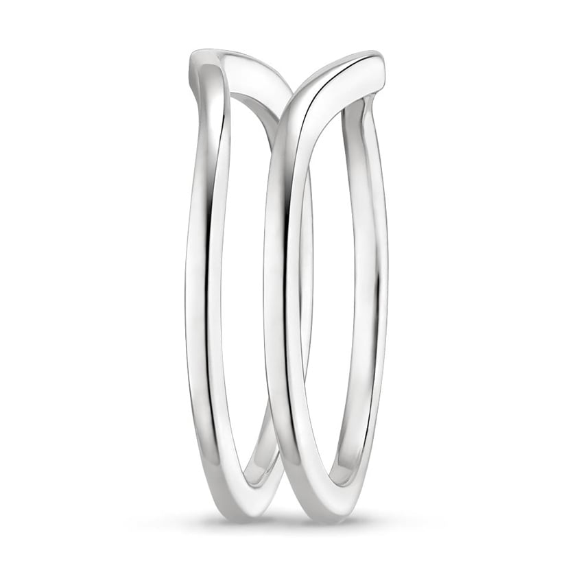 Chevron Nested Ring Stack