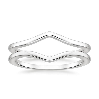 Chevron Nested Ring Stack