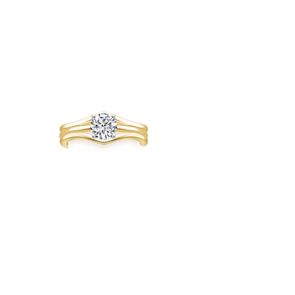 Chevron Nested Ring Stack