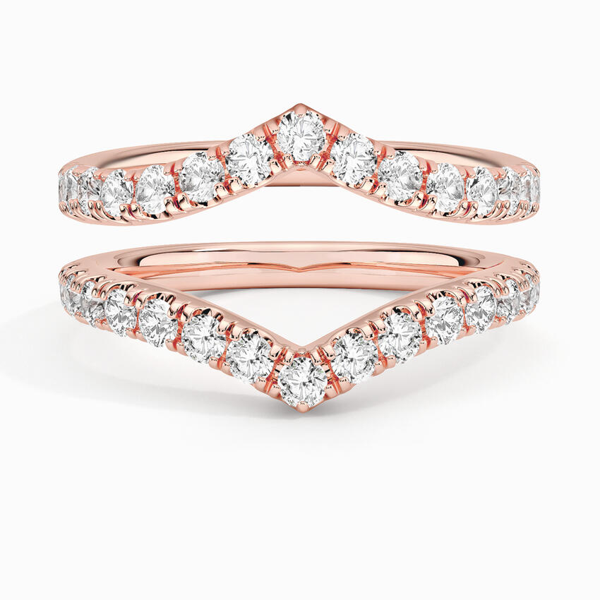 Flair Nested Lab Diamond Ring Stack (7/8 ct. tw.)