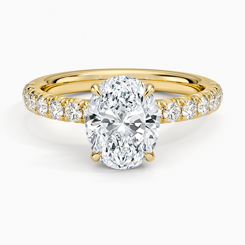 Luxe Amelie Diamond Ring (3/8 ct. tw.) - Oval Center Stone