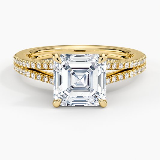 Icon Diamond Ring (1/3 ct. tw.) - Asscher Cut Center Stone