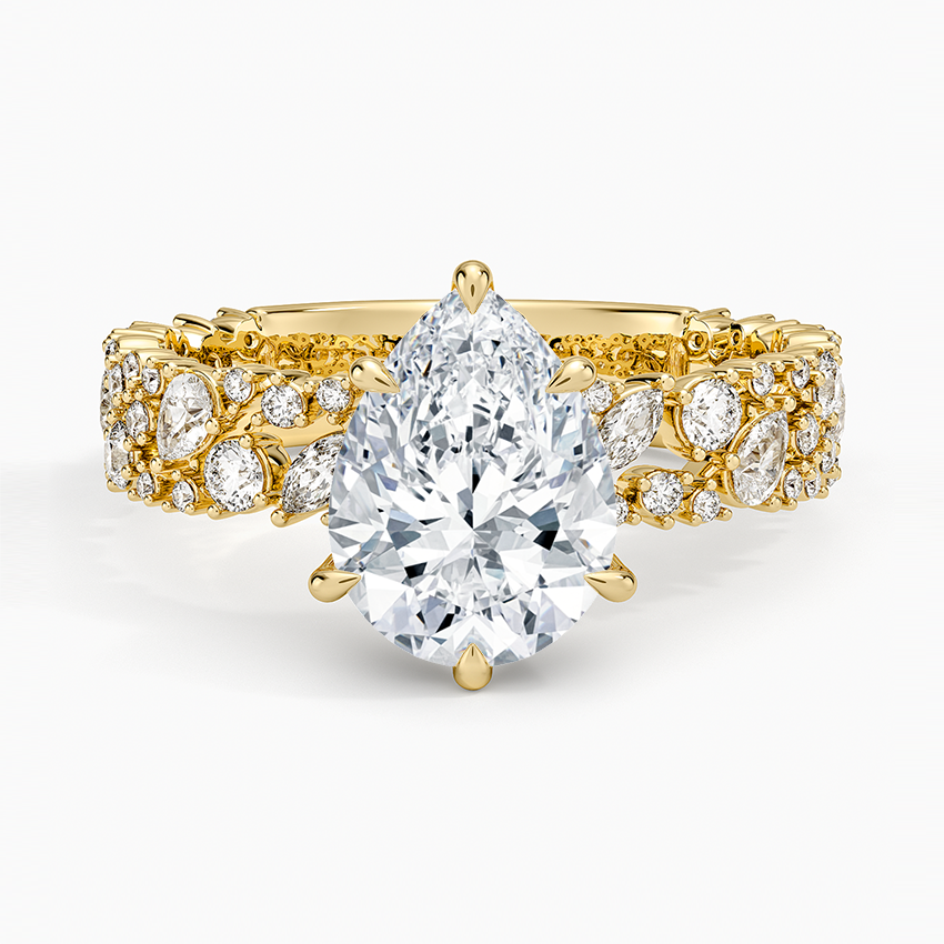 Glacé Diamond Ring (3/4 ct. tw.) - Pear Cut Center Stone