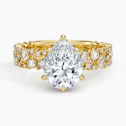 Glacé Diamond Ring (3/4 ct. tw.) - Pear Cut Center Stone