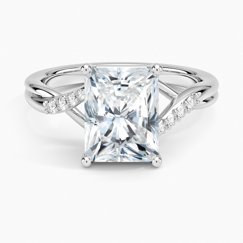 Chamise Diamond Ring (1/15 ct. tw.) - Radiant Cut Center Stone