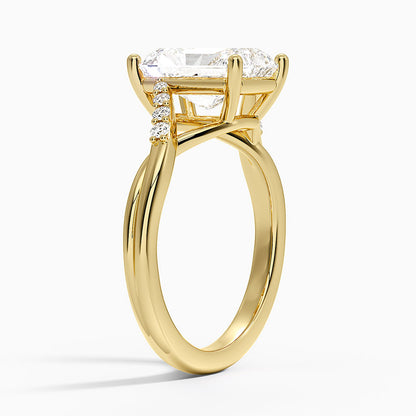 Chamise Diamond Ring (1/15 ct. tw.) - Radiant Cut Center Stone