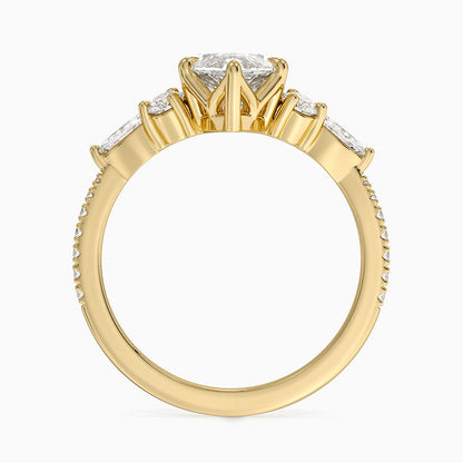 Luxe Nadia Pavé Diamond Ring (1/2 ct. tw.) - Marquise Cut Center Stone