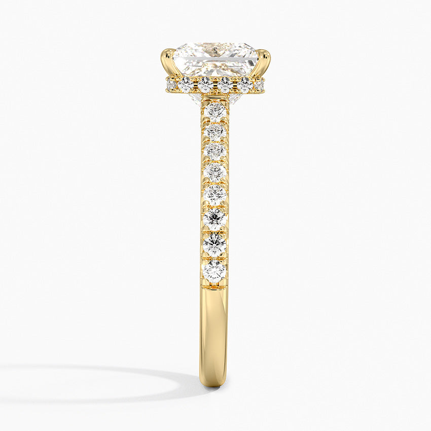 Chantal Diamond Ring - Princess Cut Center Stone
