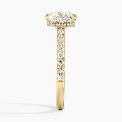 Chantal Diamond Ring - Princess Cut Center Stone