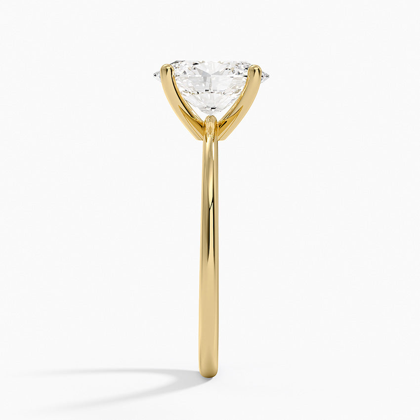 Aimee Solitaire Ring - Oval Center Stone