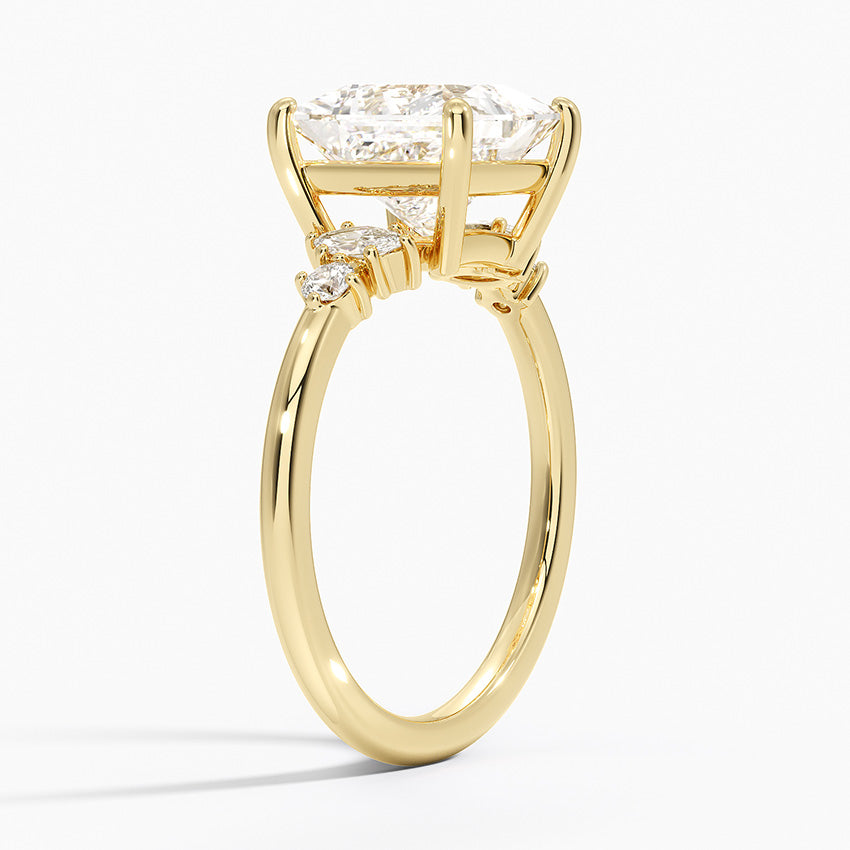 Miroir Diamond Ring - Princess Cut Center Stone
