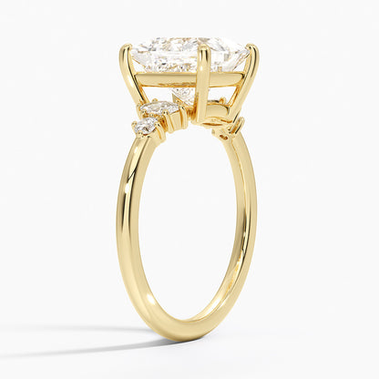 Miroir Diamond Ring - Princess Cut Center Stone