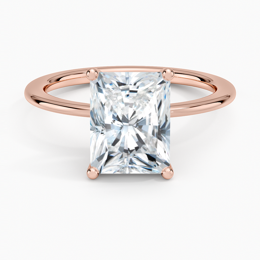 Aimee Solitaire Ring - Radiant Cut Center Stone