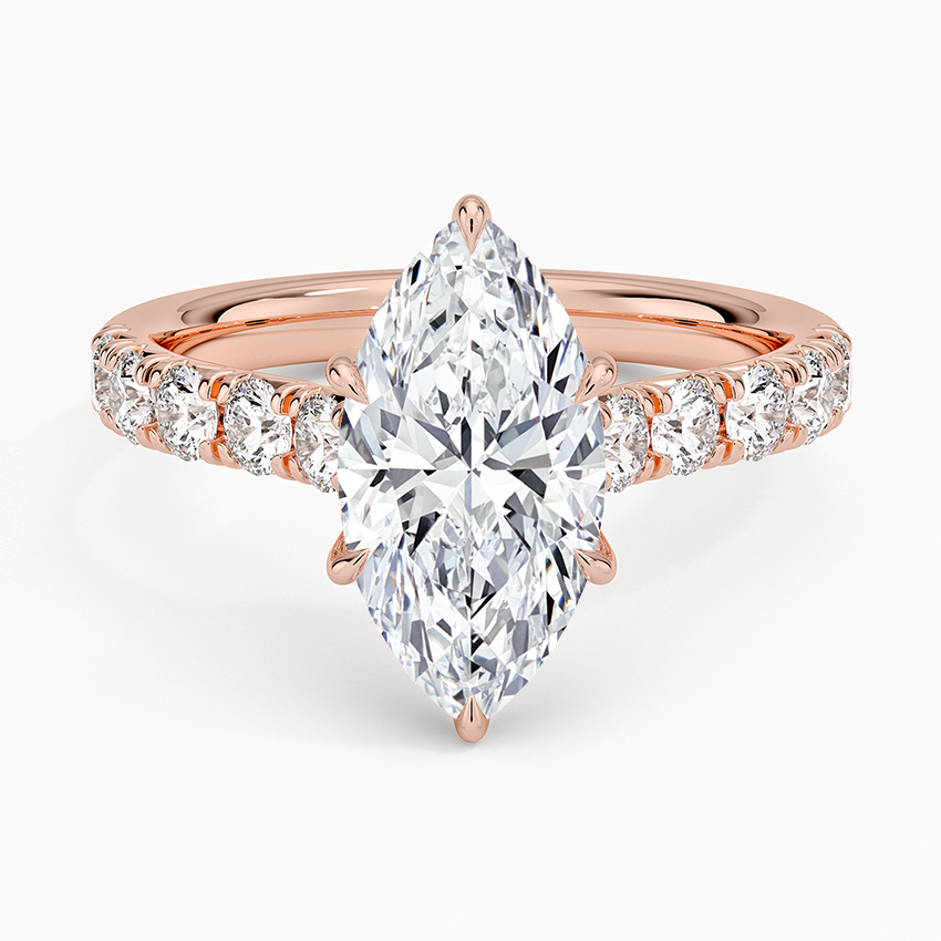 Anthology Half Coverage Diamond Ring (1/2 ct. tw.) - Marquise Center Stone