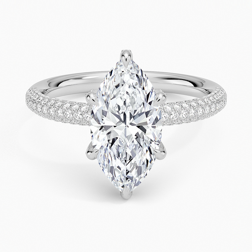 Valencia Diamond Ring (1/3 ct. tw.) - Marquise Center Stone