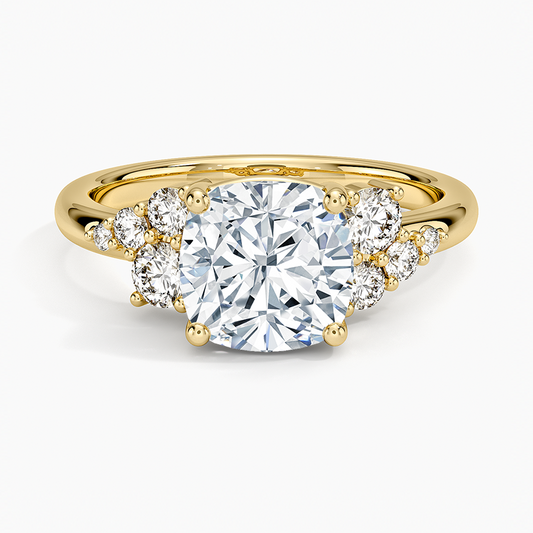 Corinne Diamond Ring (1/3 ct. tw.) - Cushion Cut Center Stone