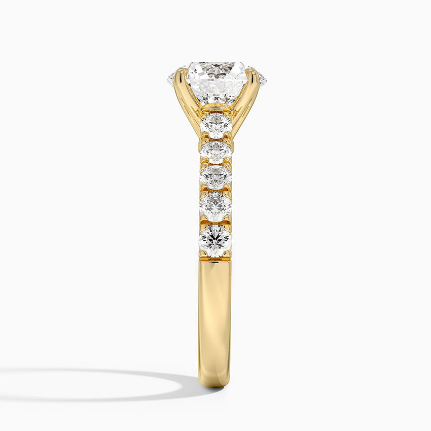 Anthology Half Coverage Diamond Ring (1/2 ct. tw.) - Round Center Stone