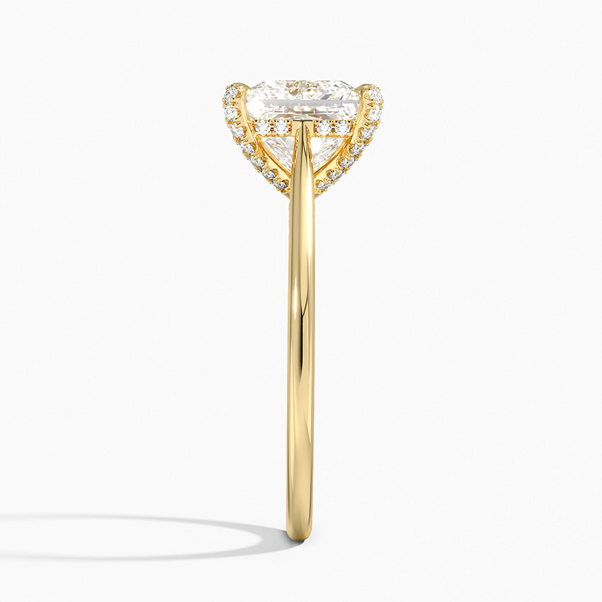 Adorned Dawn Diamond Ring - Princess Cut Center Stone