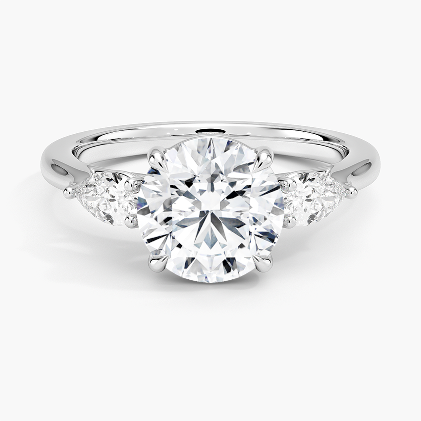 Opera Perfect Fit Diamond Ring - Round Center Stone