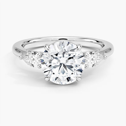 Opera Perfect Fit Diamond Ring - Round Center Stone