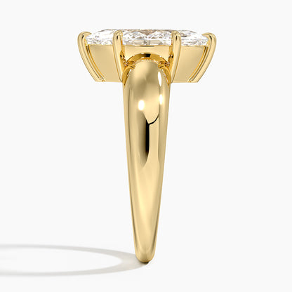 Adrian Solitaire Ring - Marquise Cut Center Stone