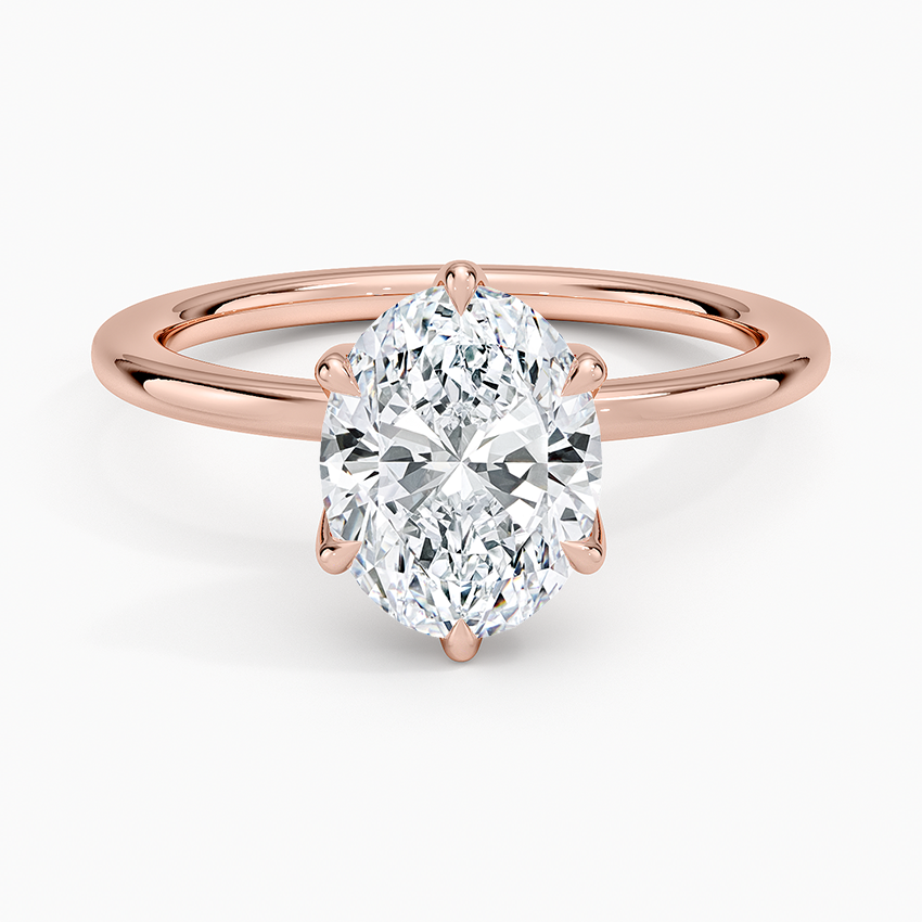 Esme Perfect Fit Solitaire Ring - Oval Center Stone