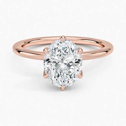 Esme Perfect Fit Solitaire Ring - Oval Center Stone