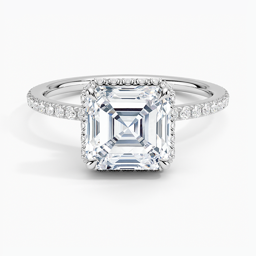 Gala Diamond Ring - Asscher Cut Center Stone