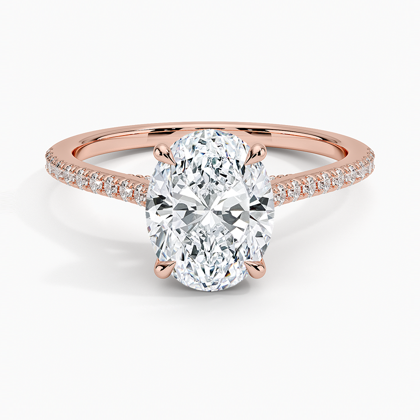 Luxe Dawn Diamond Ring - Oval Center Stone