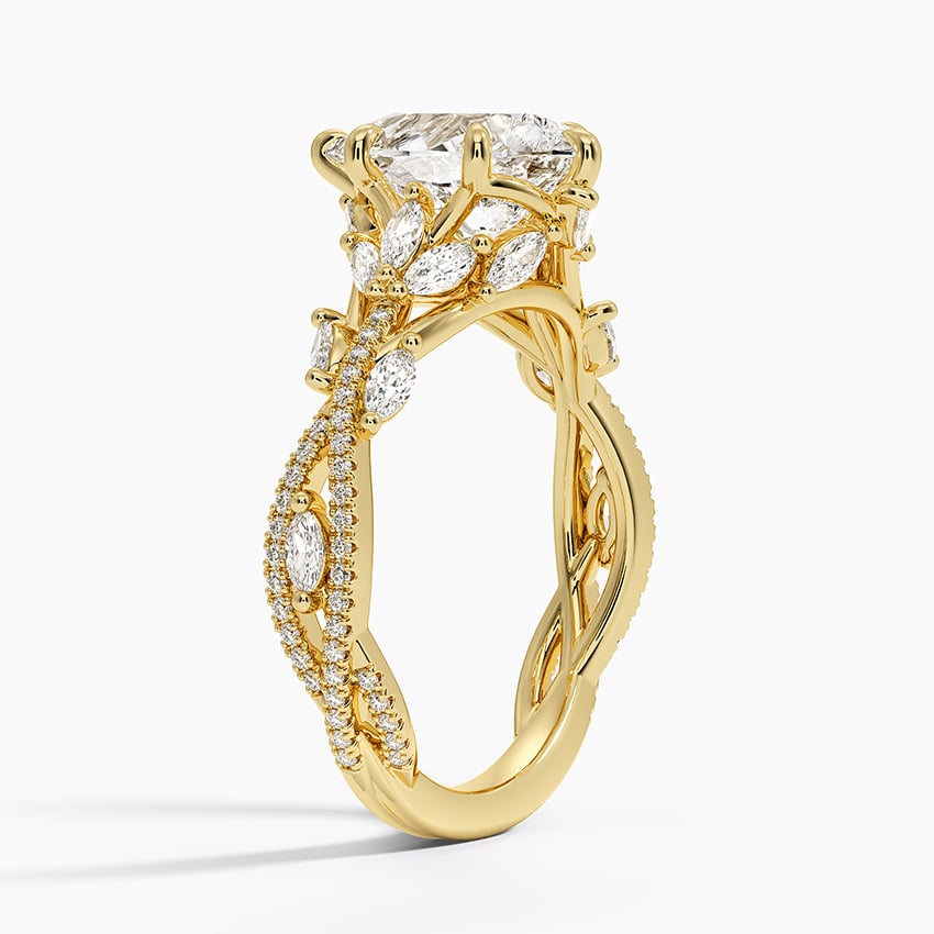 Luxe Secret Garden Diamond Ring (3/4 ct. tw.) - Pear Center Stone