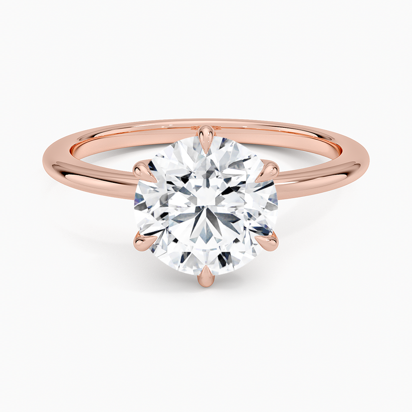 Petite Esme 1.5mm Ring - Round Center Stone
