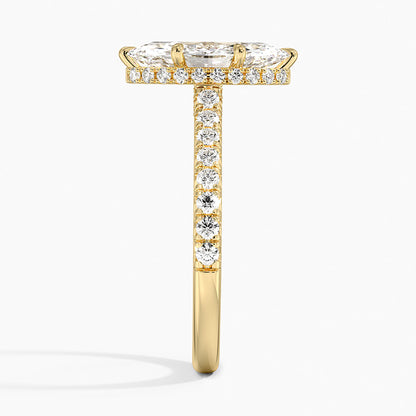 Chantal Diamond Ring - Marquise Center Stone
