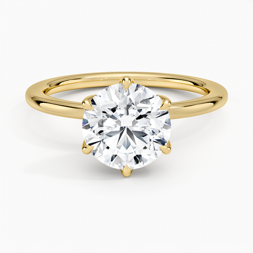 Esme Perfect Fit Solitaire Ring - Round Center Stone