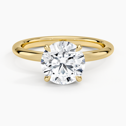 Manon Solitaire Ring - Round Center Stone