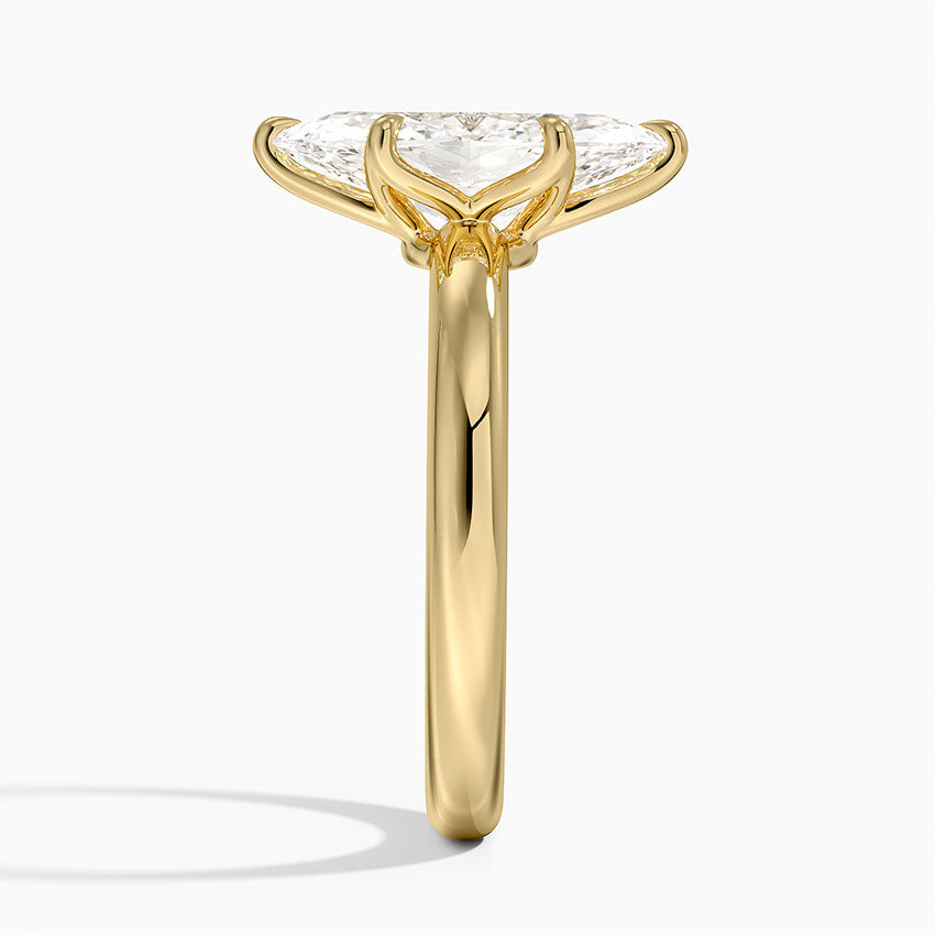 Esme 2.5mm Solitaire Ring - Marquise Center Stone