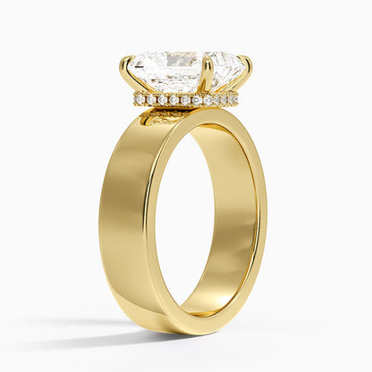 Alden Diamond Ring - Radiant Cut Center Stone