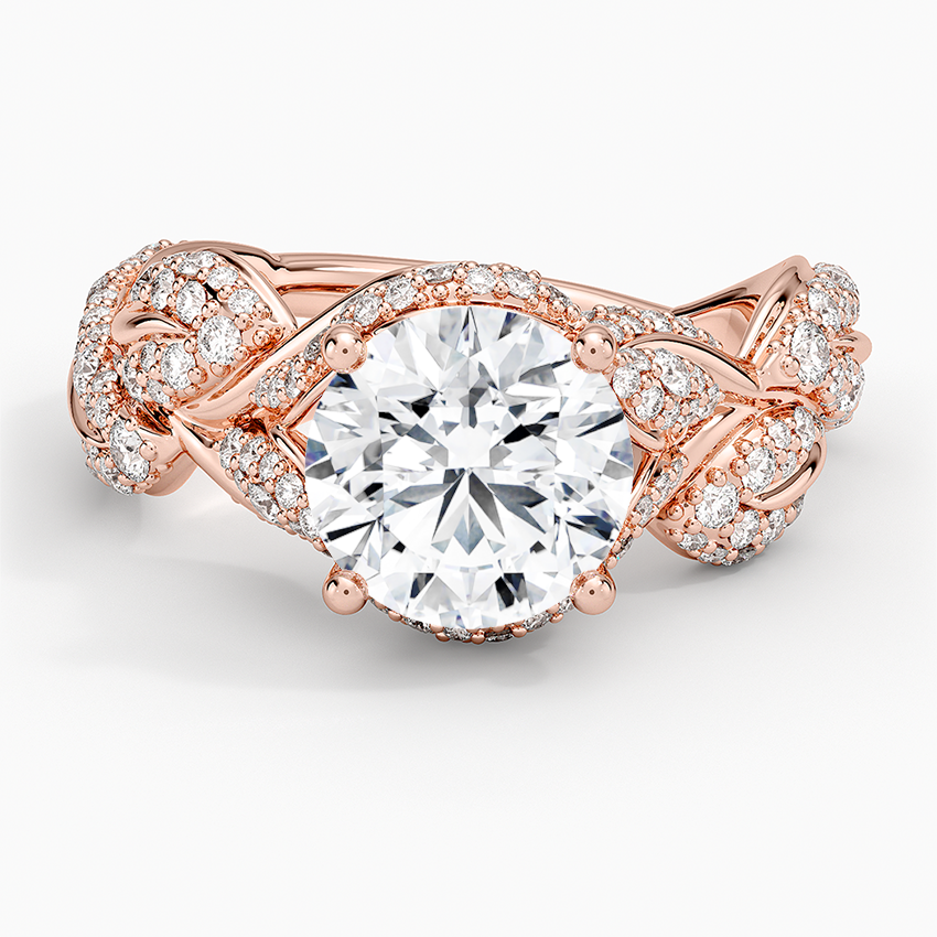 Olivia Diamond Ring (1 ct. tw.) - Round Center Stone
